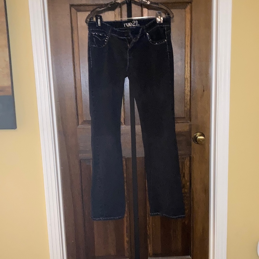 Rue21 Black Boot Cut Jeans Classic Style